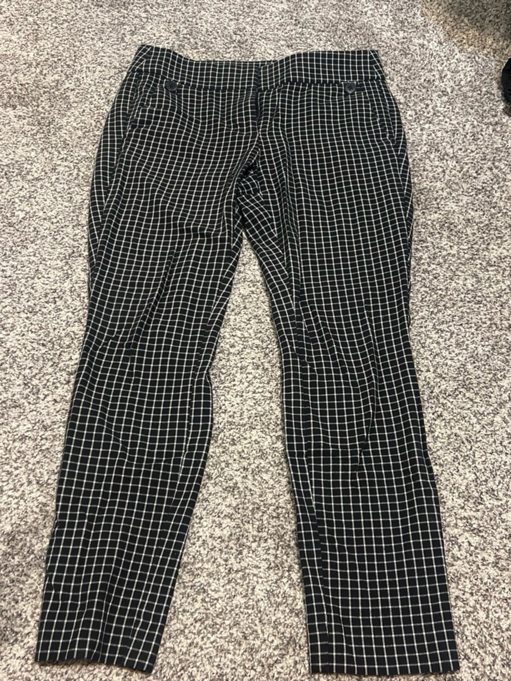 LOFT Black Cropped Marisa Trousers SZ 2P